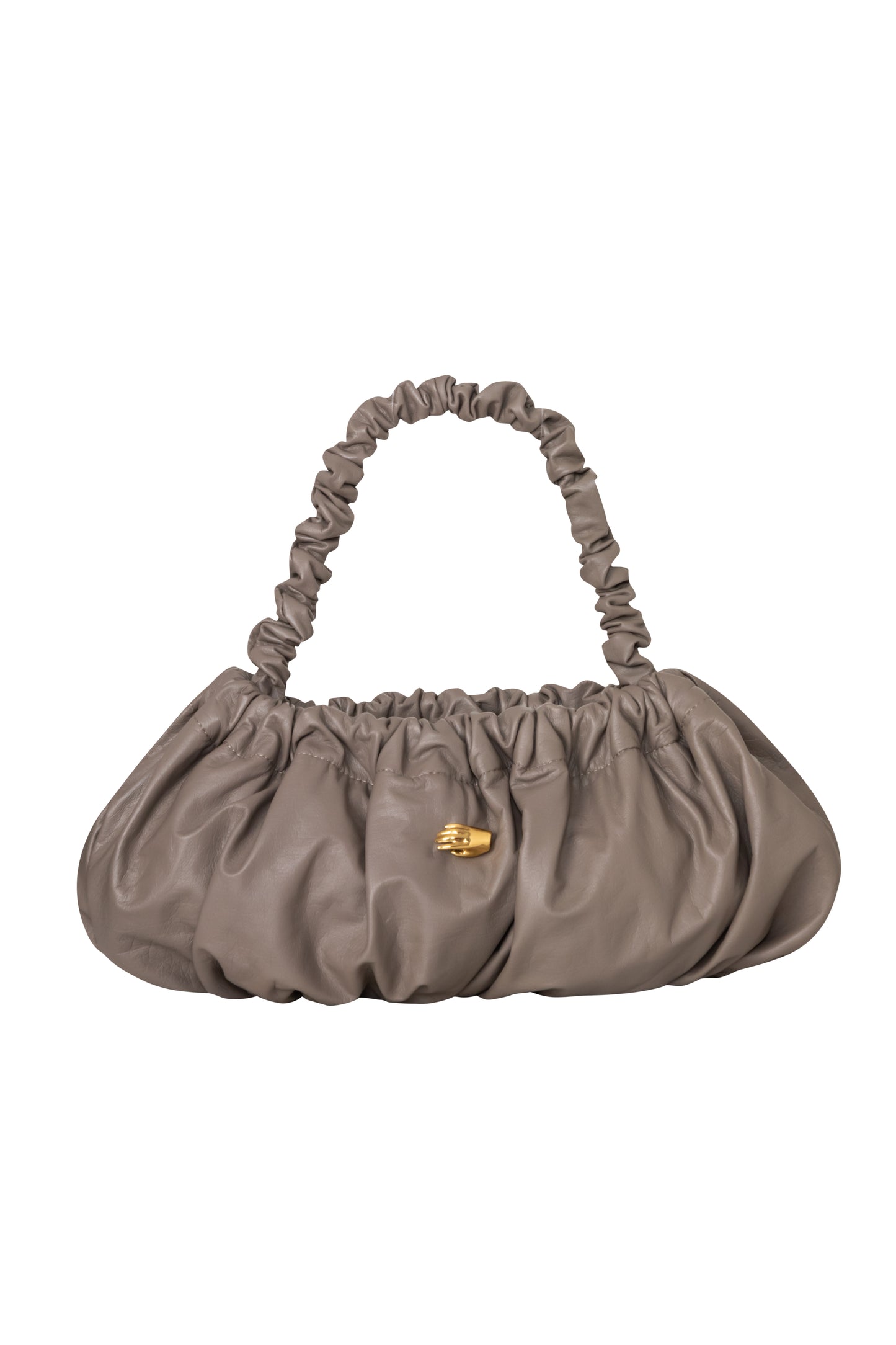 Pierre G Silver Leather Bag
