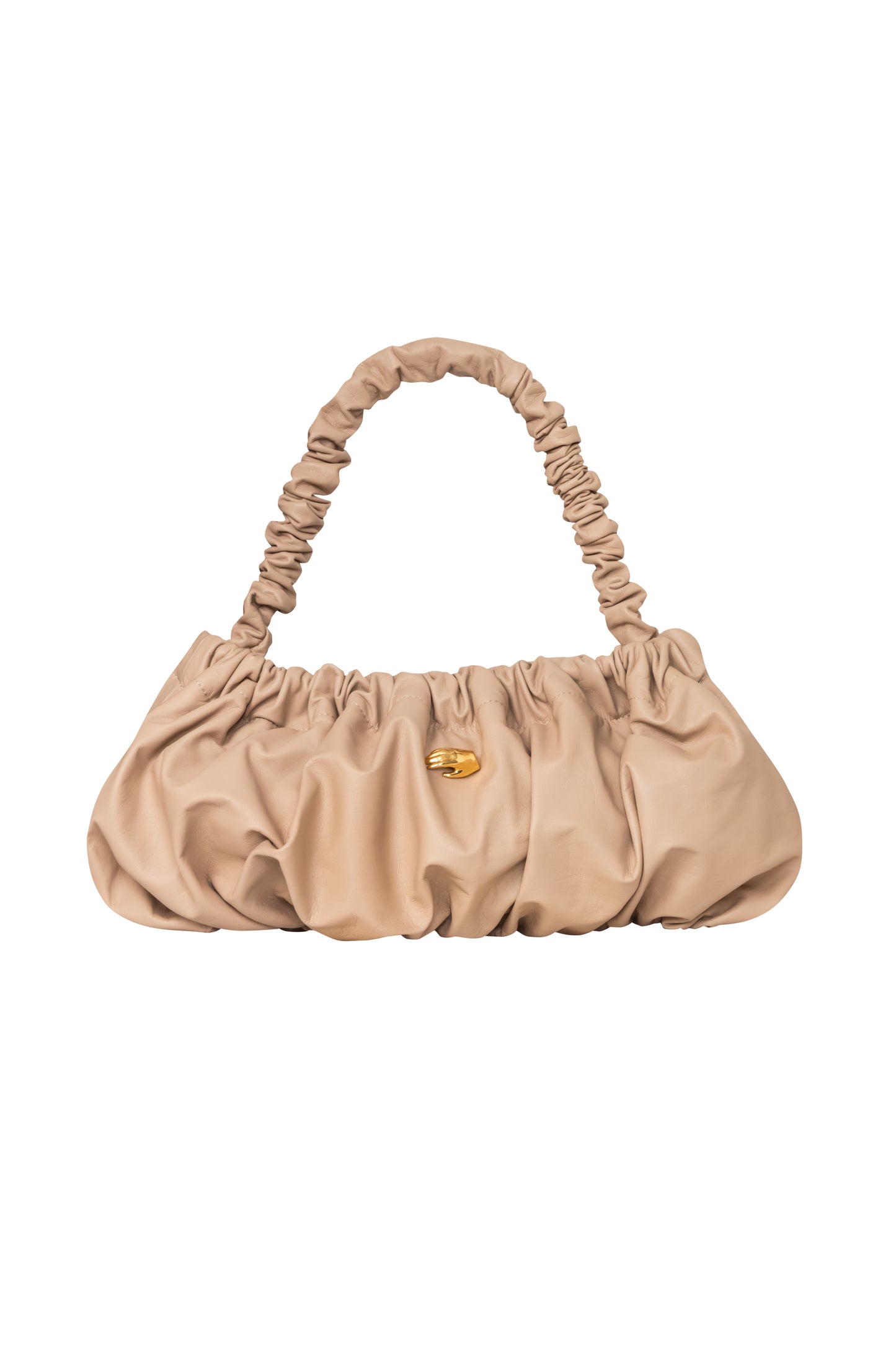Pierre G Silver Leather Bag