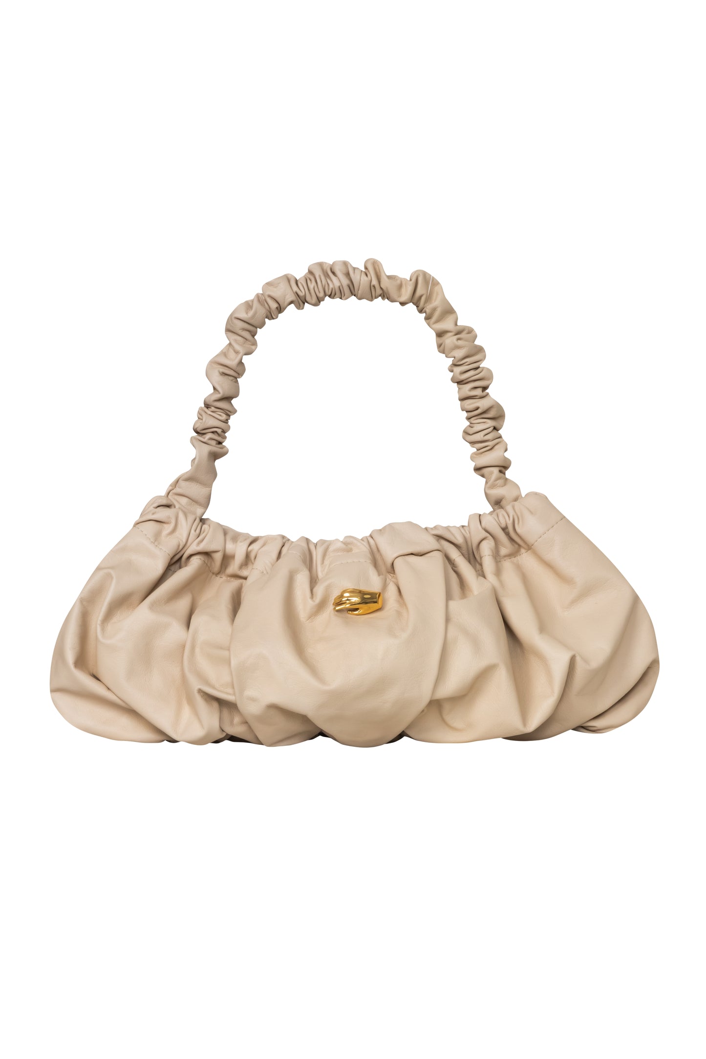 Pierre G Silver Leather Bag