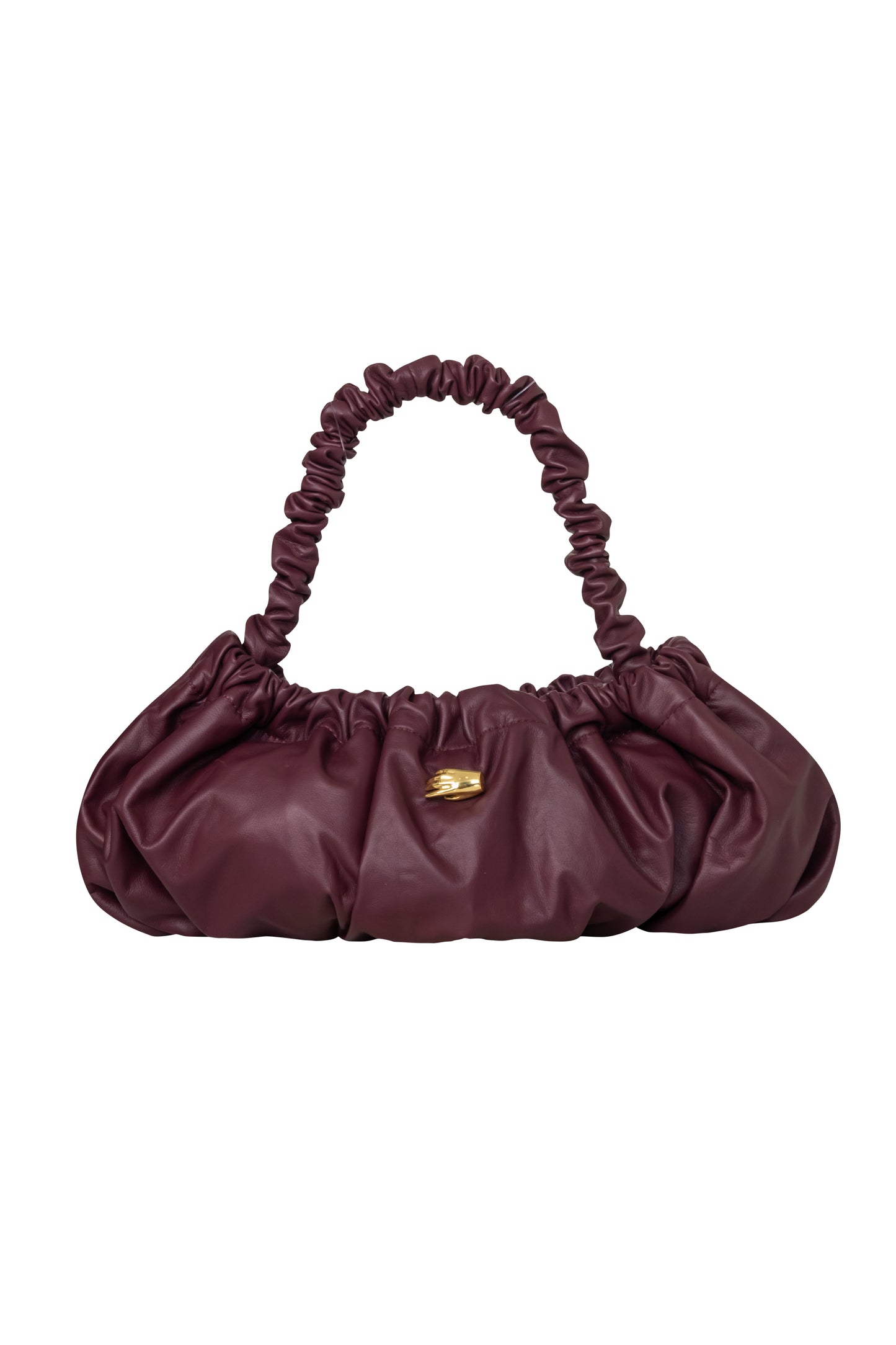 Pierre G Silver Leather Bag