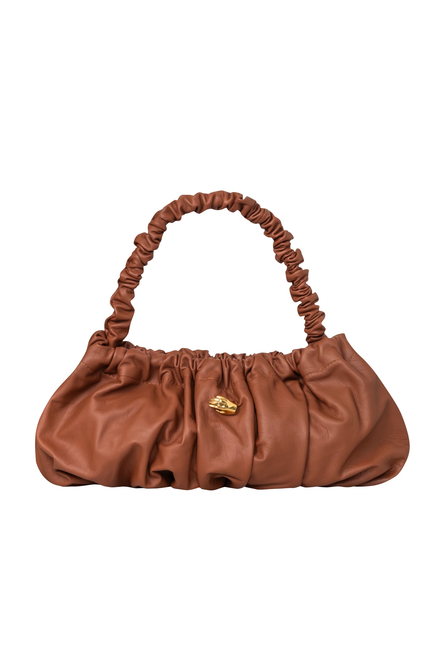 Pierre G Silver Leather Bag