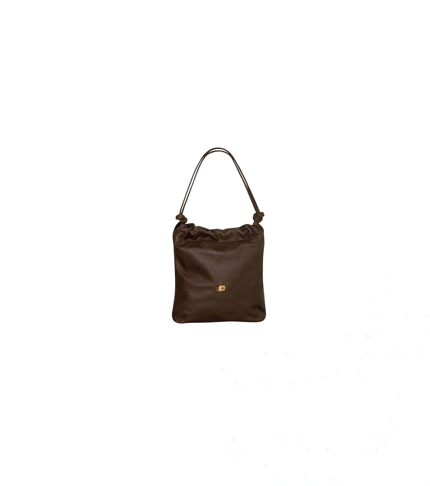 Le Sac Petite Beige Leather Bag