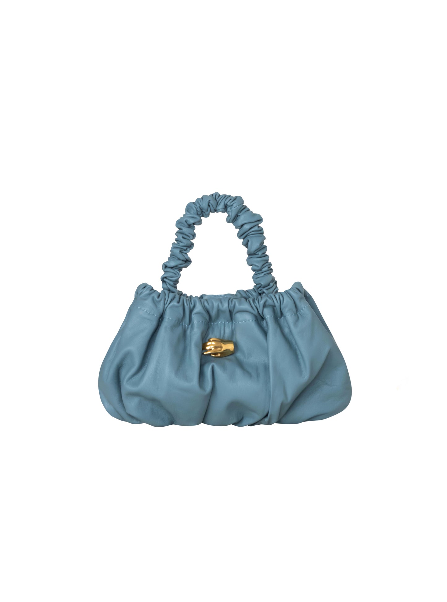 Pierre Petite Blue Leather Bag