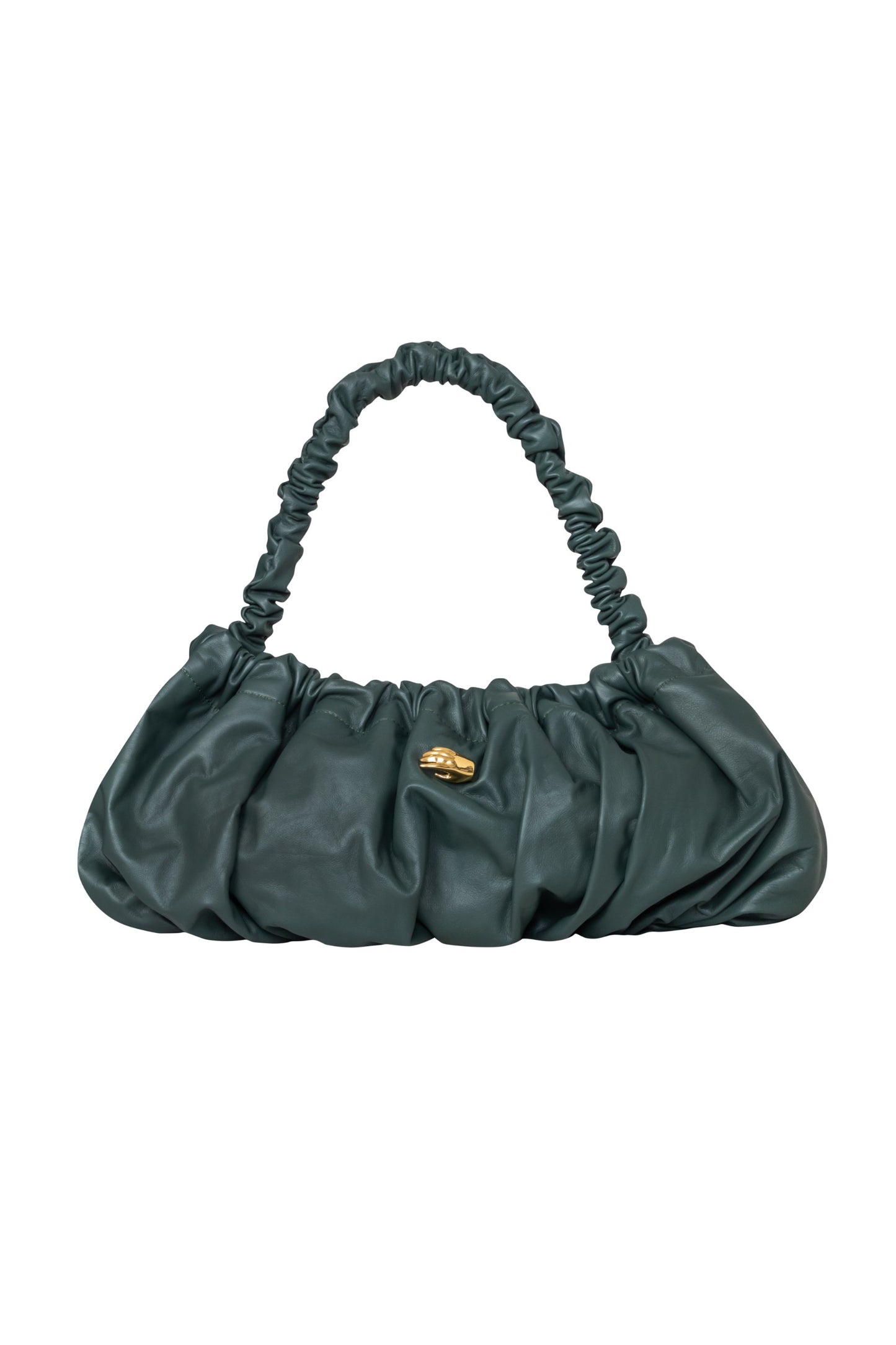 Pierre G Silver Leather Bag