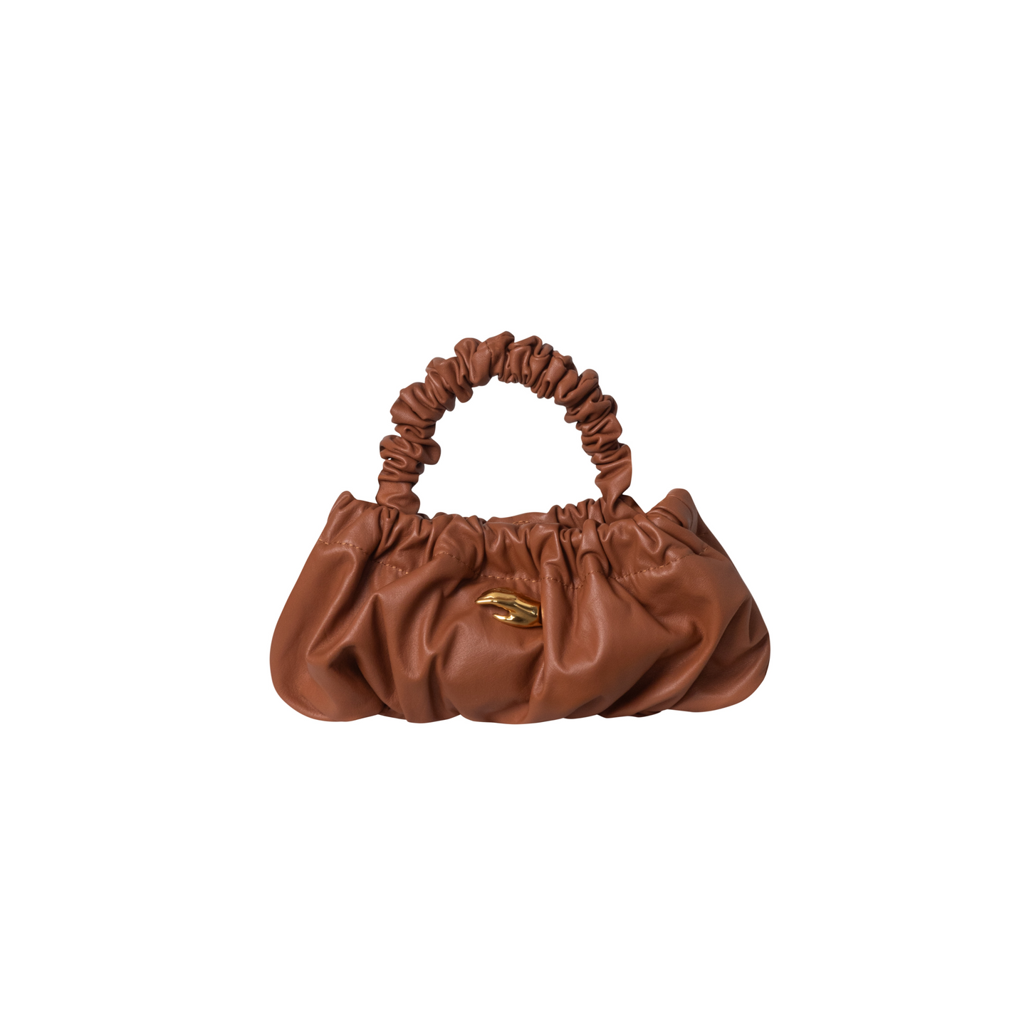 Petite Pierre Taupe Leather Bag