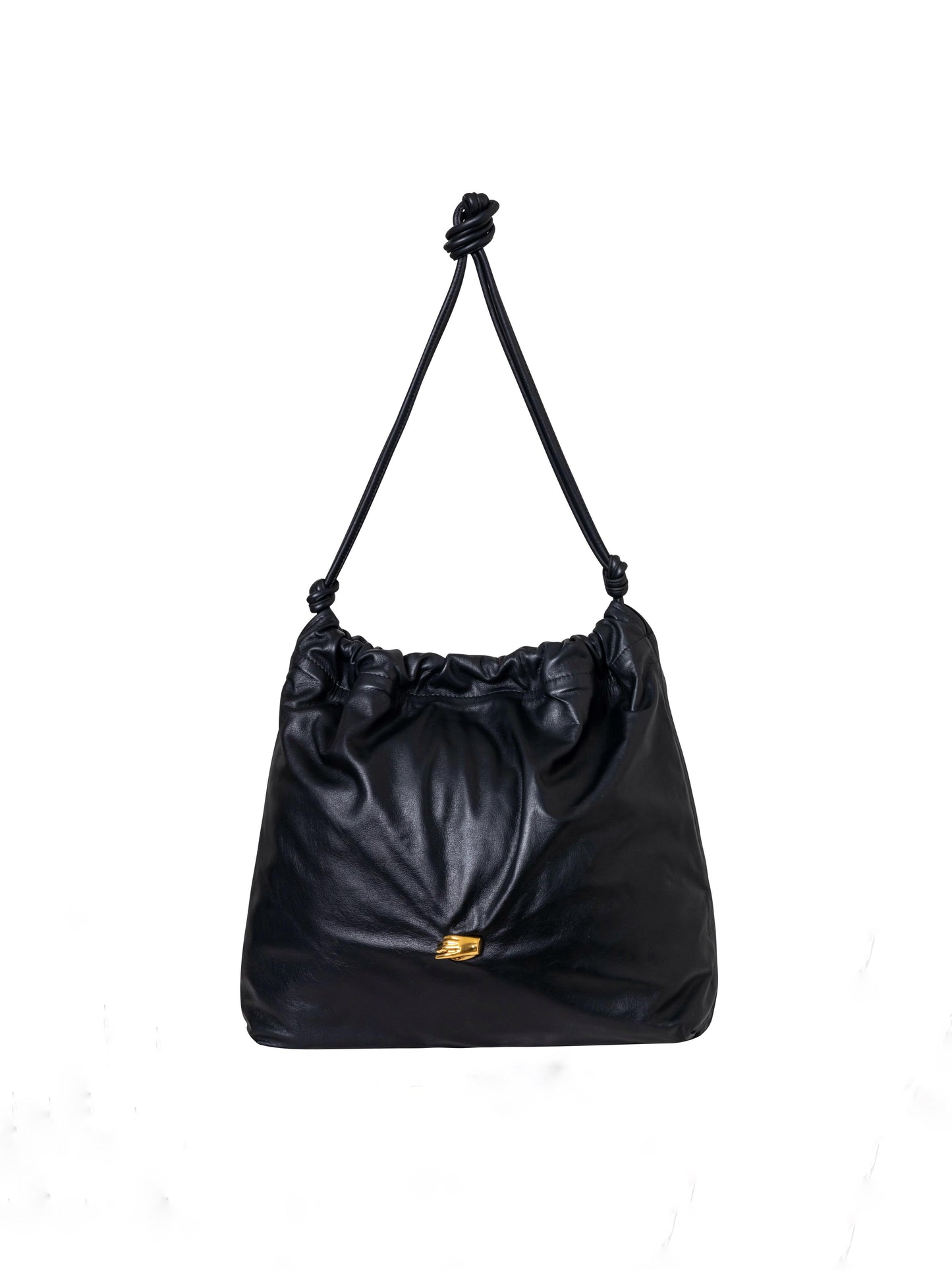 Le Sac G Chocolate Leather Bag