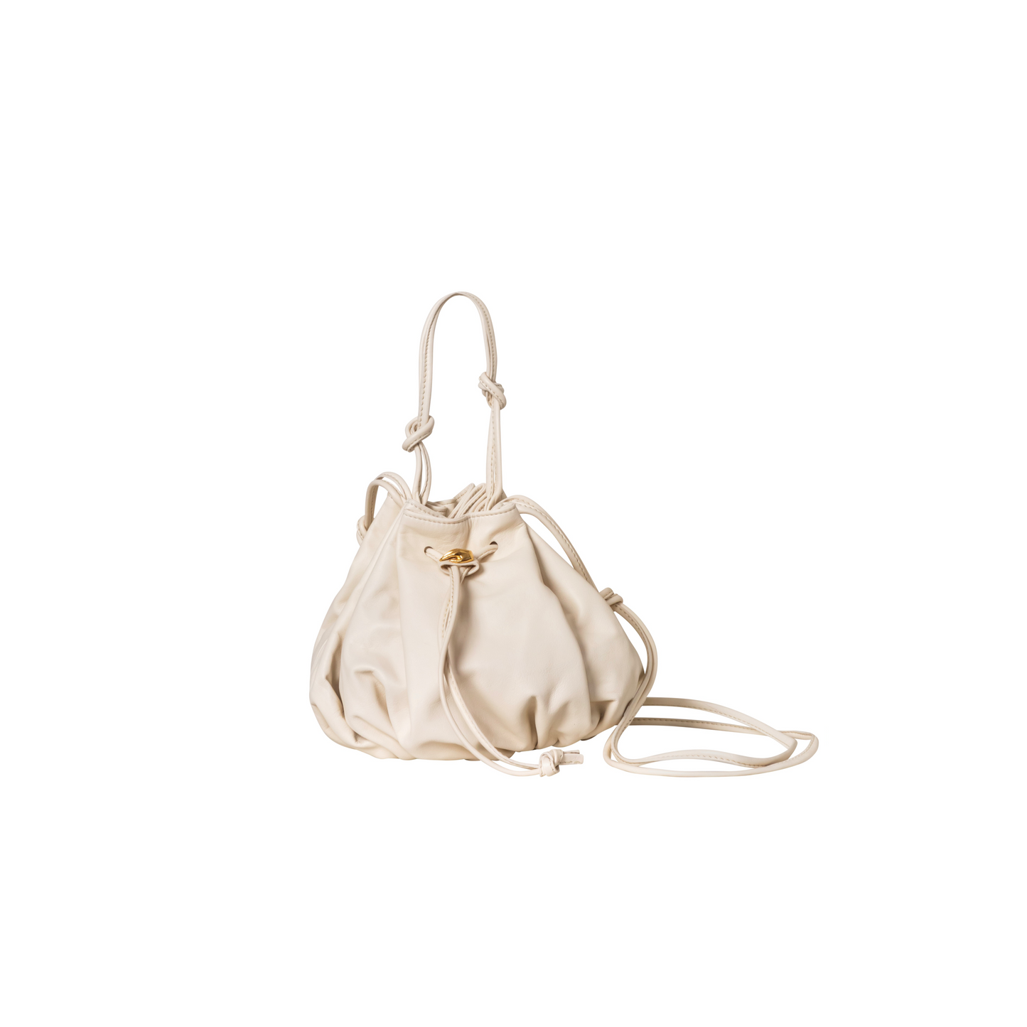 Alpha Beige Leather Bag