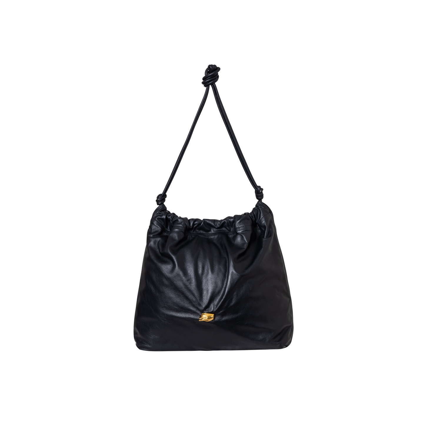 Le Sac G Black Leather Bag