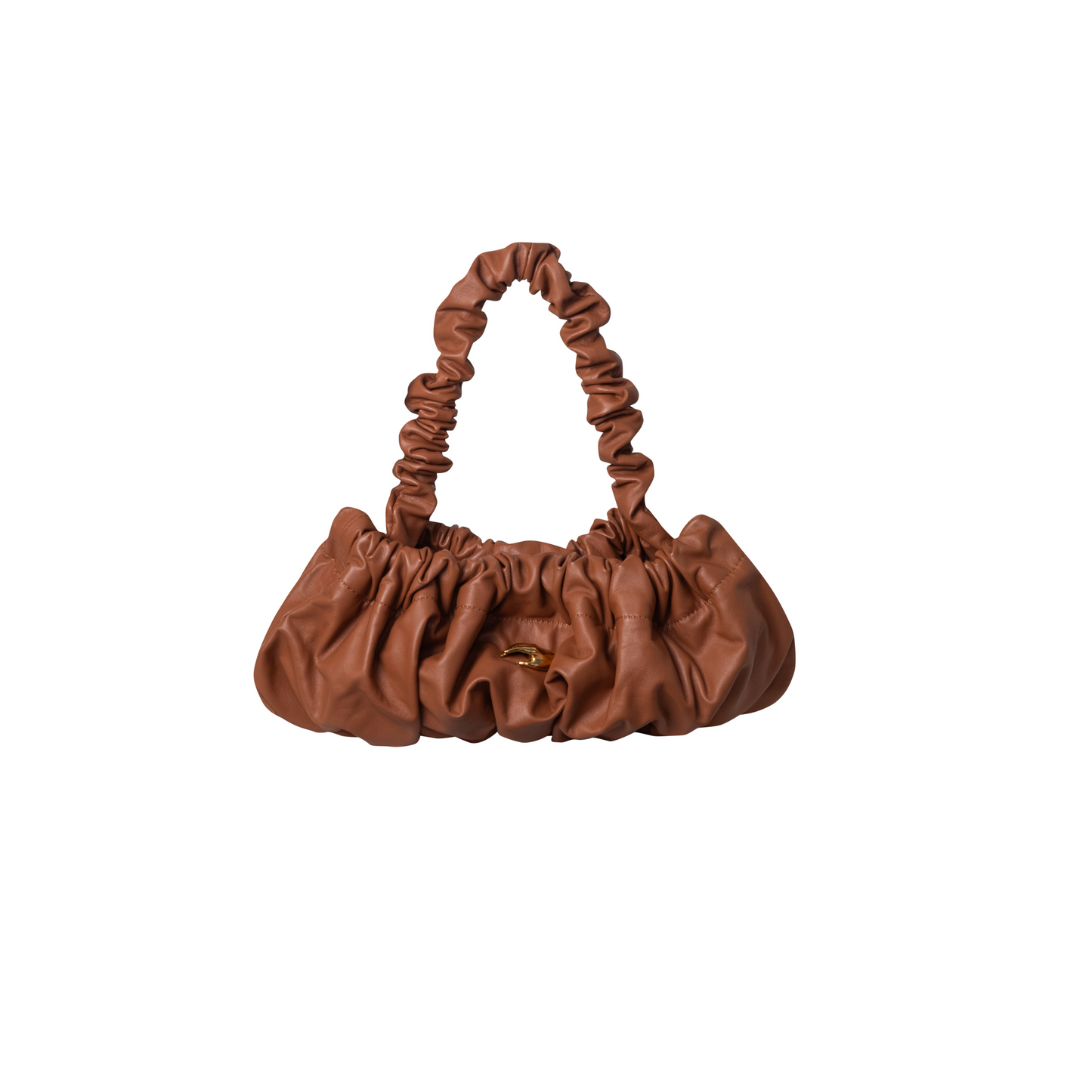 Pierre M Beige Leather Bag