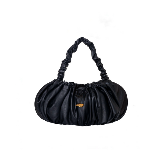 Pierre G Black Leather Bag