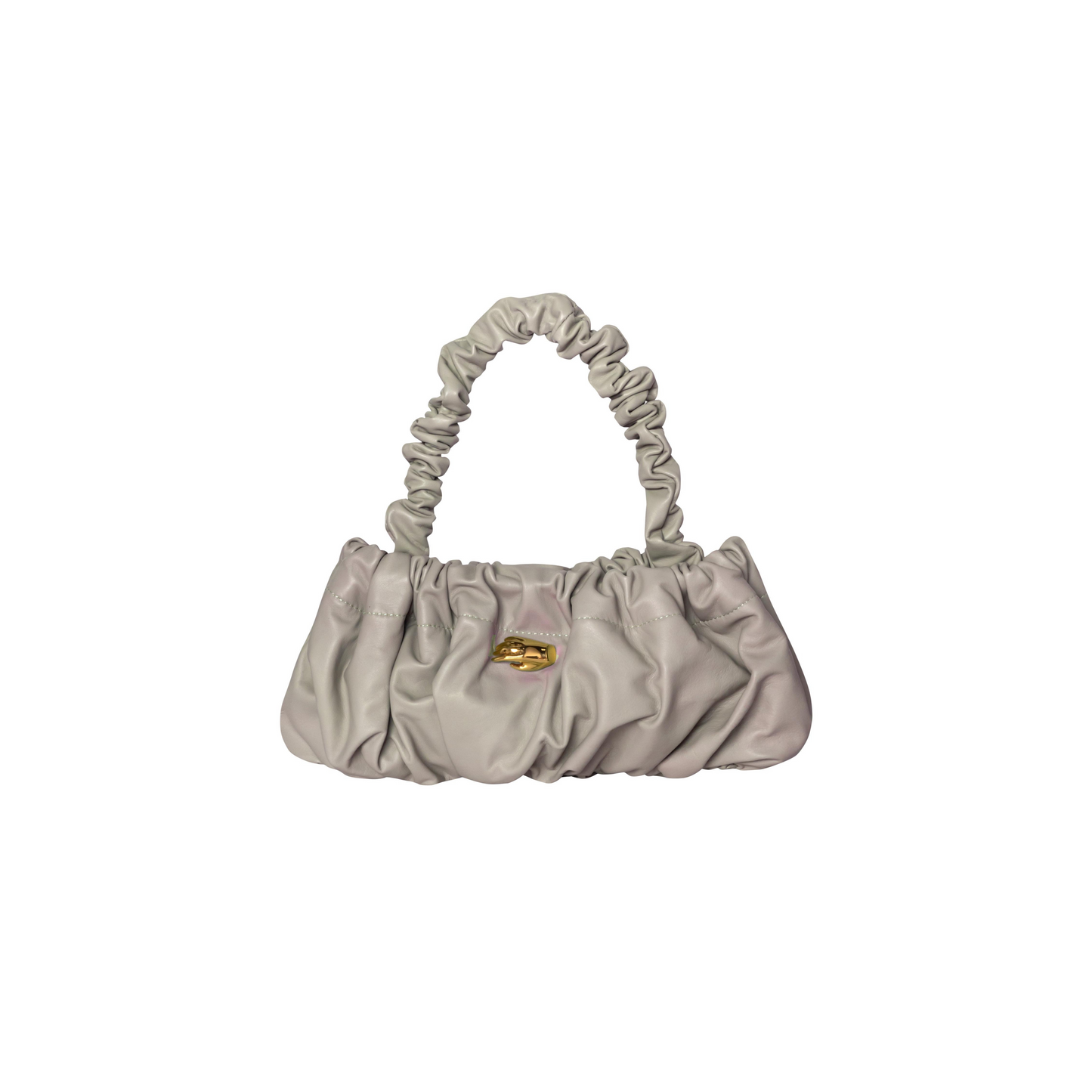 Pierre M Taupe Leather Bag