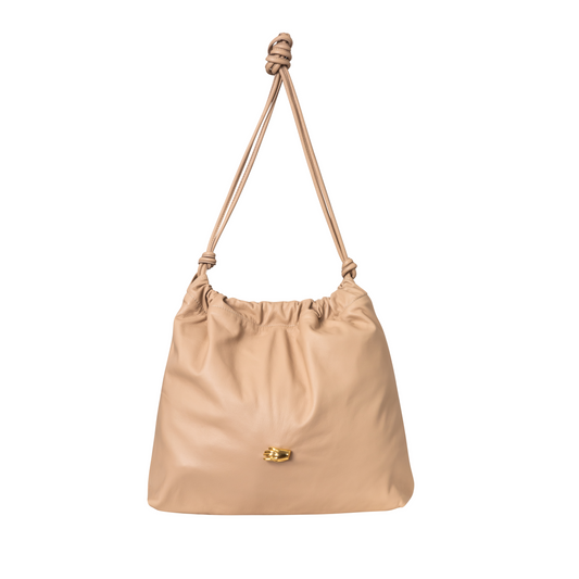 Le Sac G Beige Leather Bag