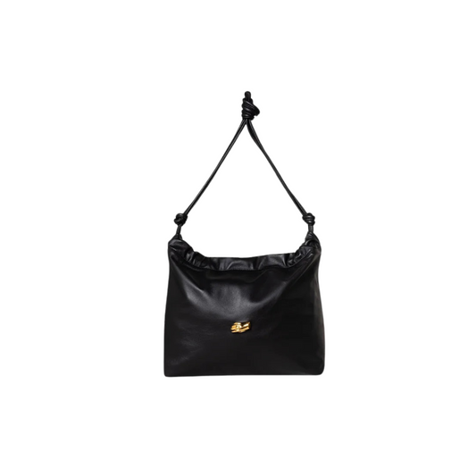 Le Sac M Black Leather Bag