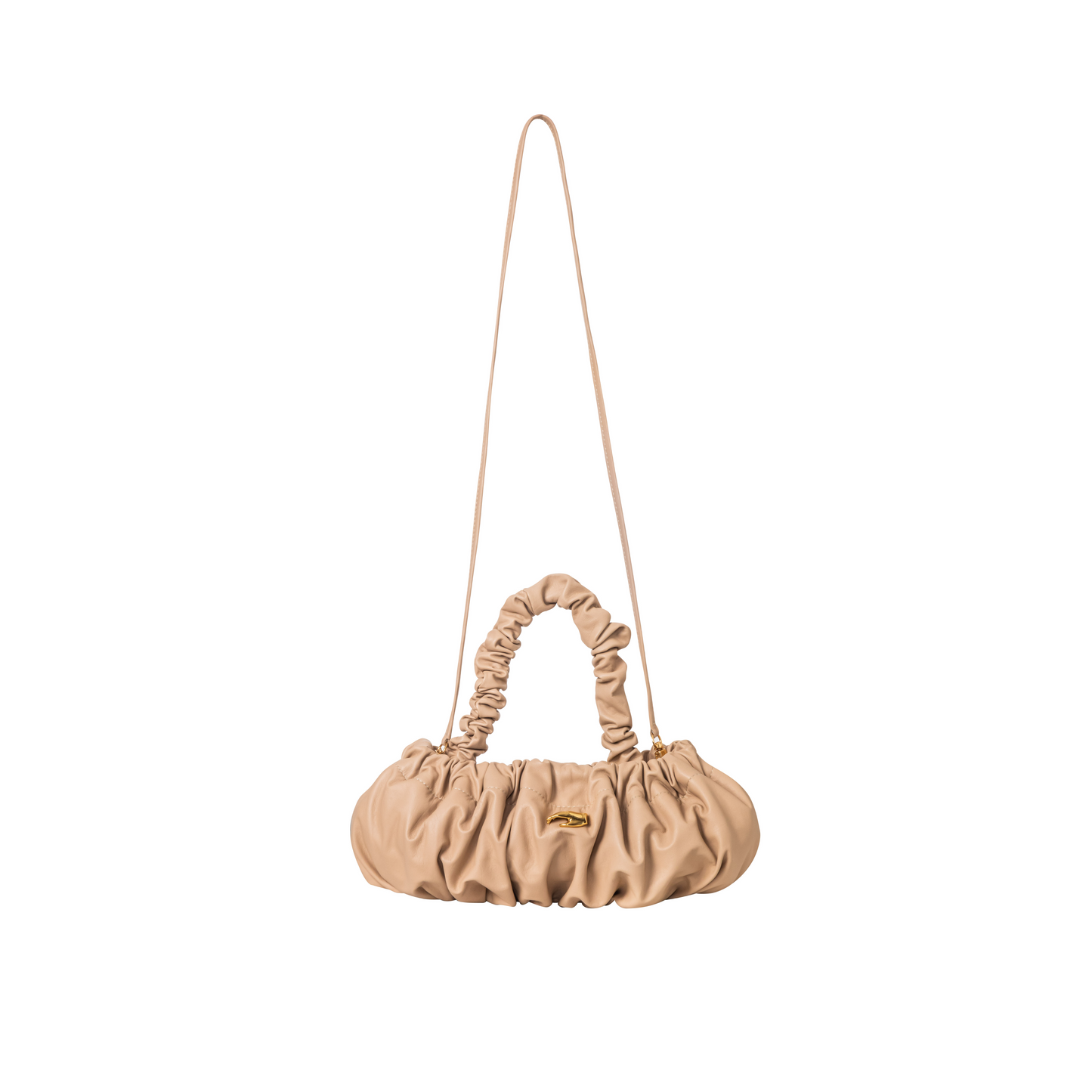 Pierre M Beige Leather Bag