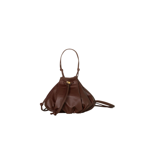 Alpha Chocolate Leather Bag