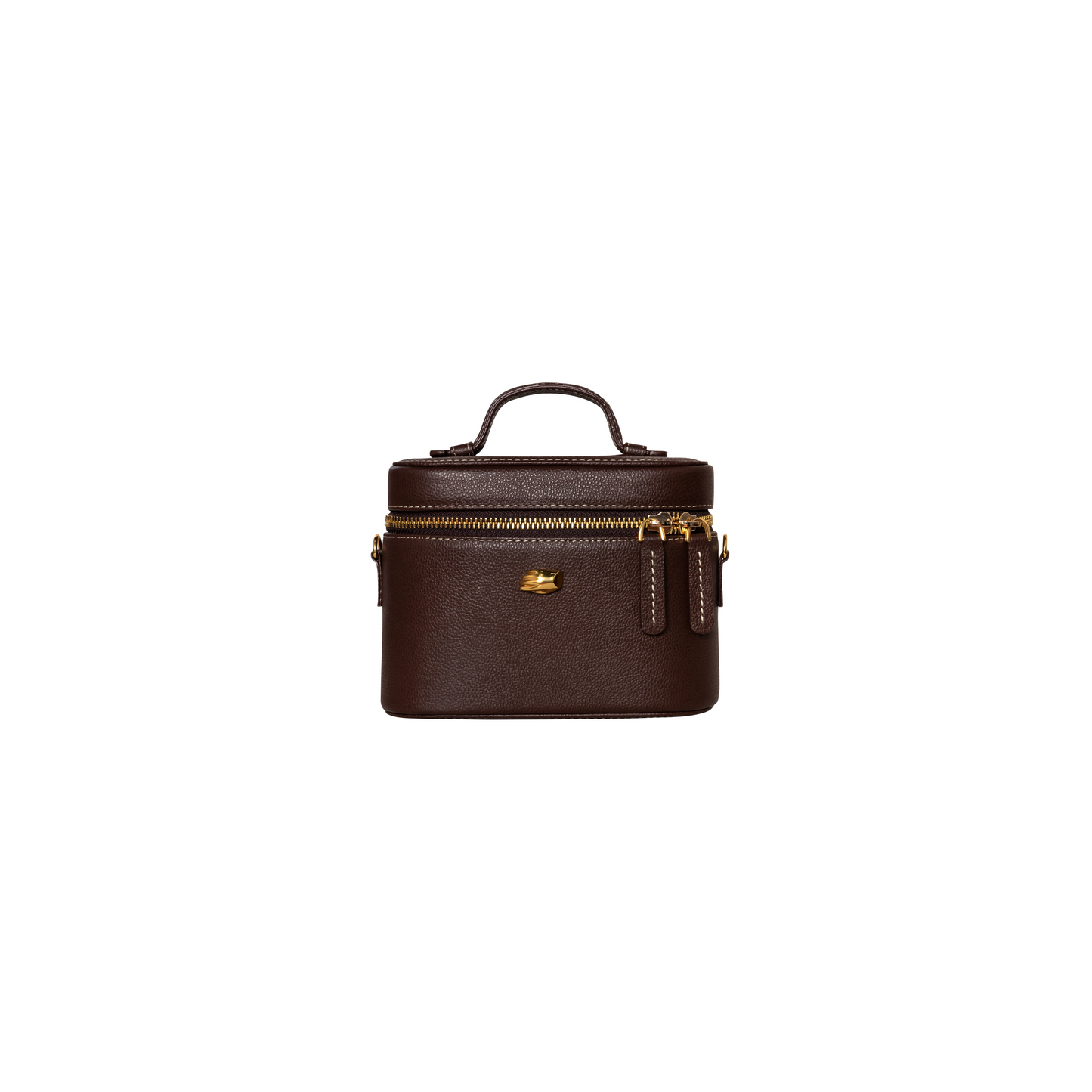 Petite Voyager Chocolate Leather Bag