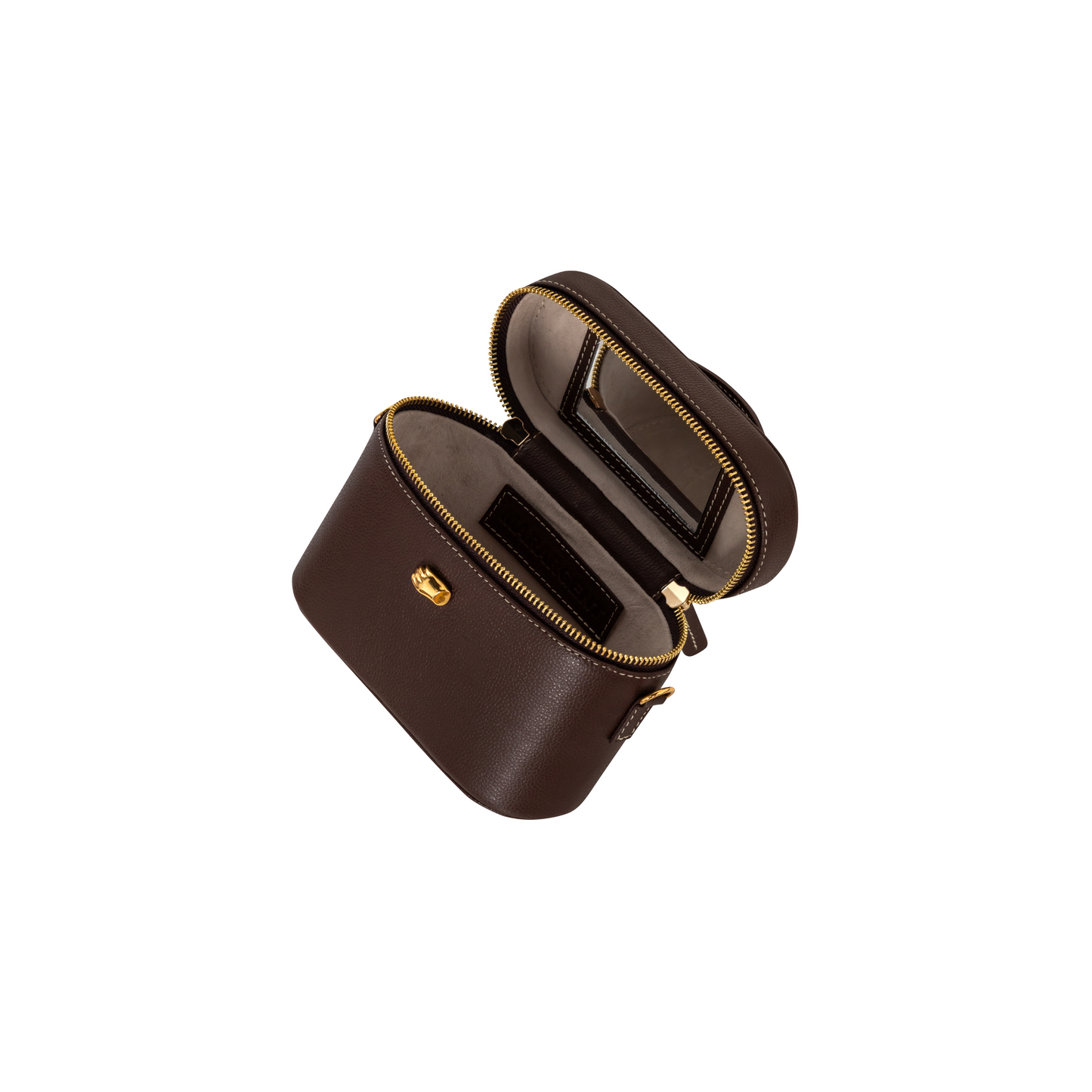 Petite Voyager Chocolate Leather Bag