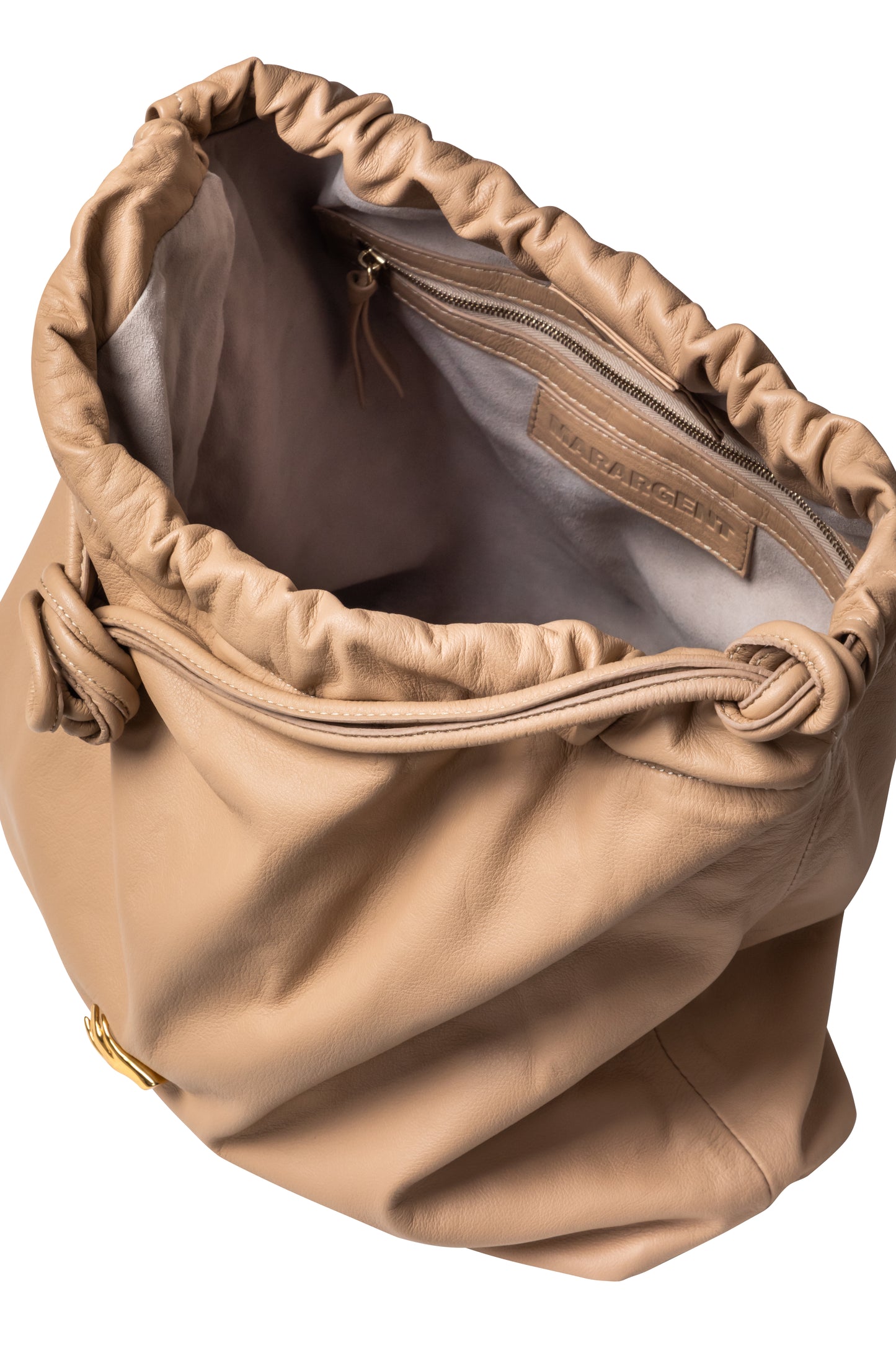 Le Sac G Beige Leather Bag