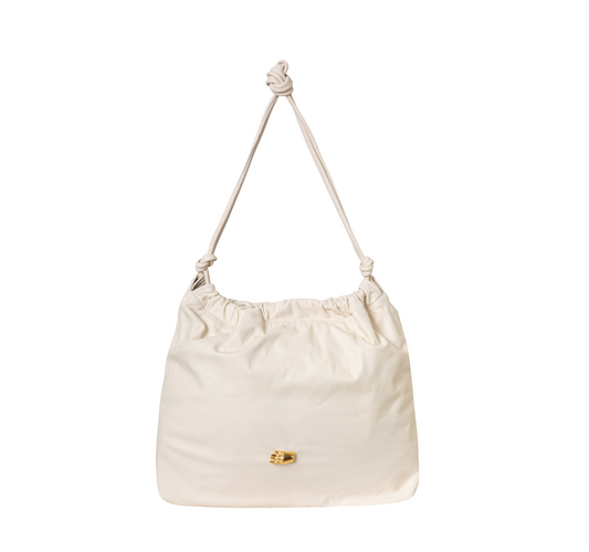 Le Sac G Cream Leather Bag