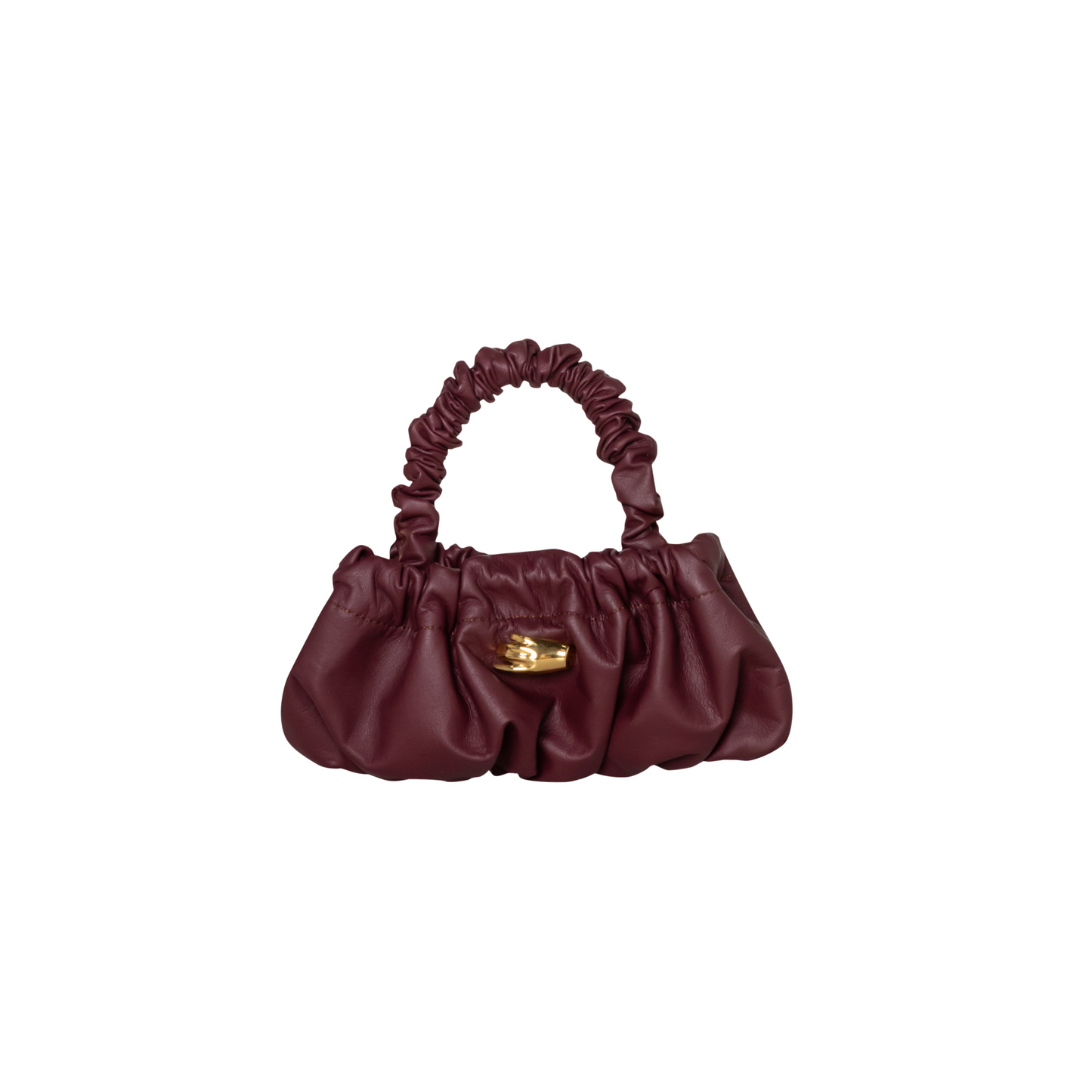 Petite Pierre Burgundy Leather Bag