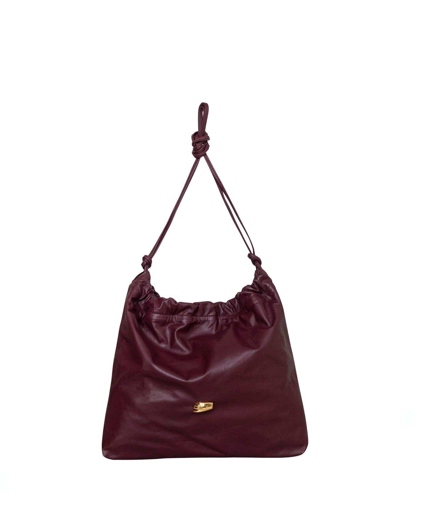 Le Sac G Chocolate Leather Bag