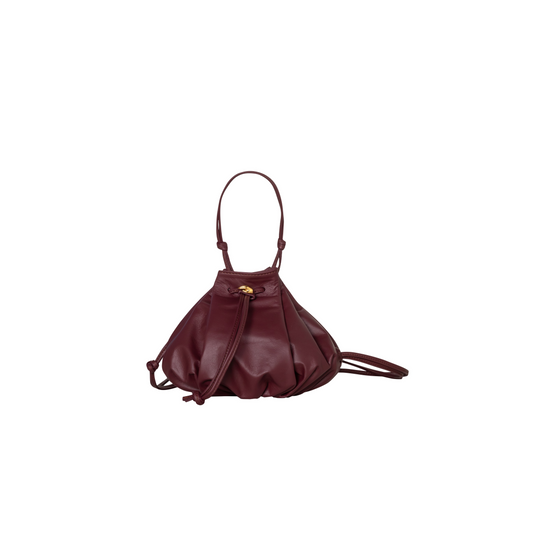 Alpha Burgundy Leather Bag