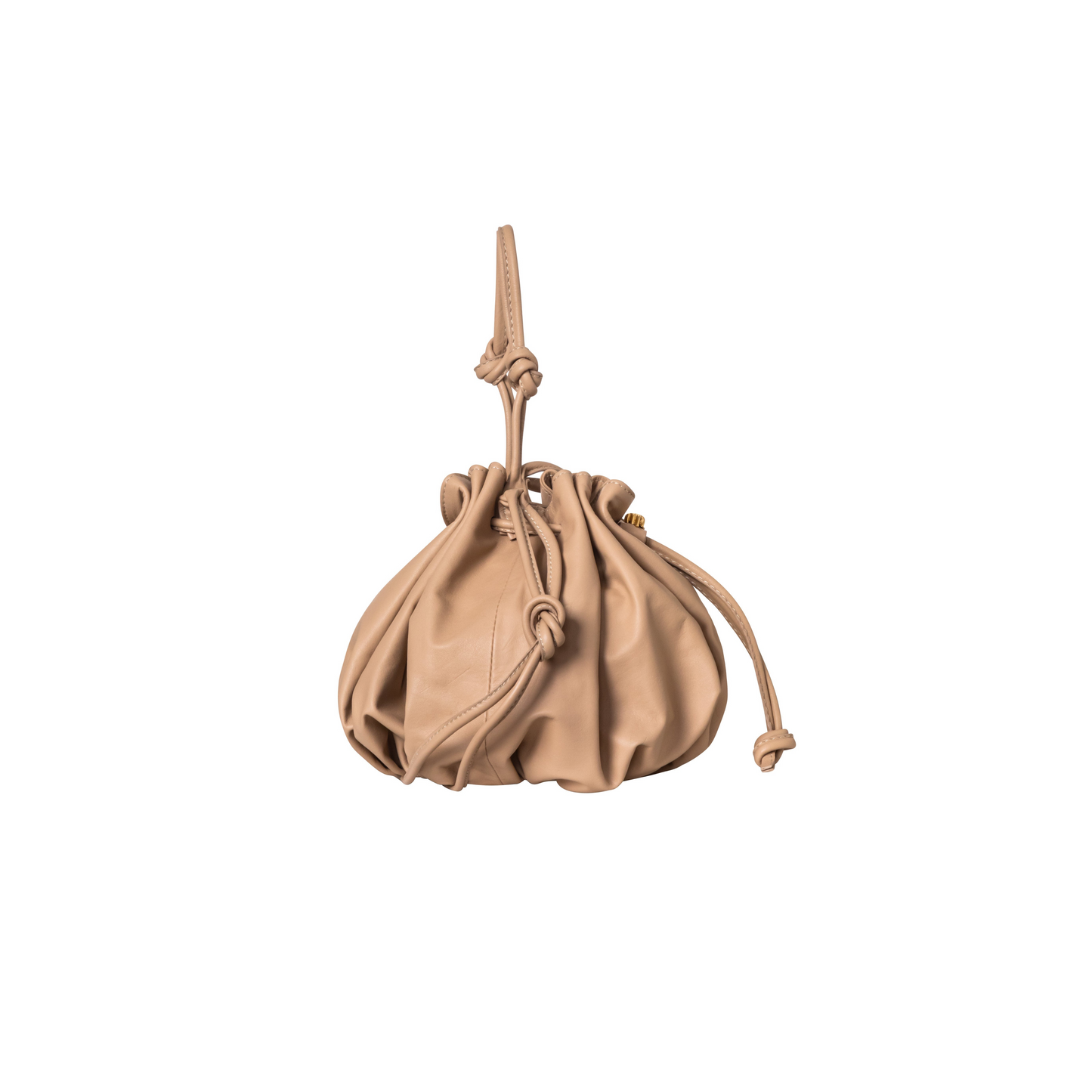 Alpha Beige Leather Bag