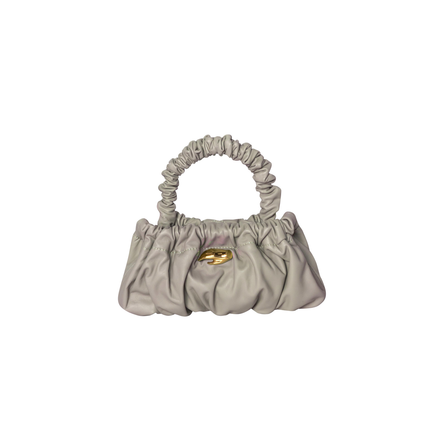 Petite Pierre Taupe Leather Bag