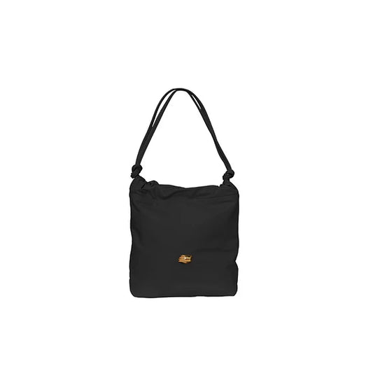 Le Sac Petite Black Leather Bag