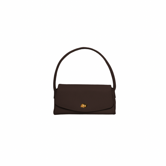 Cannoli S Chocolate Leather Bag