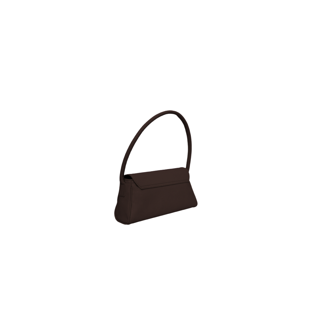 Cannoli S Chocolate Leather Bag